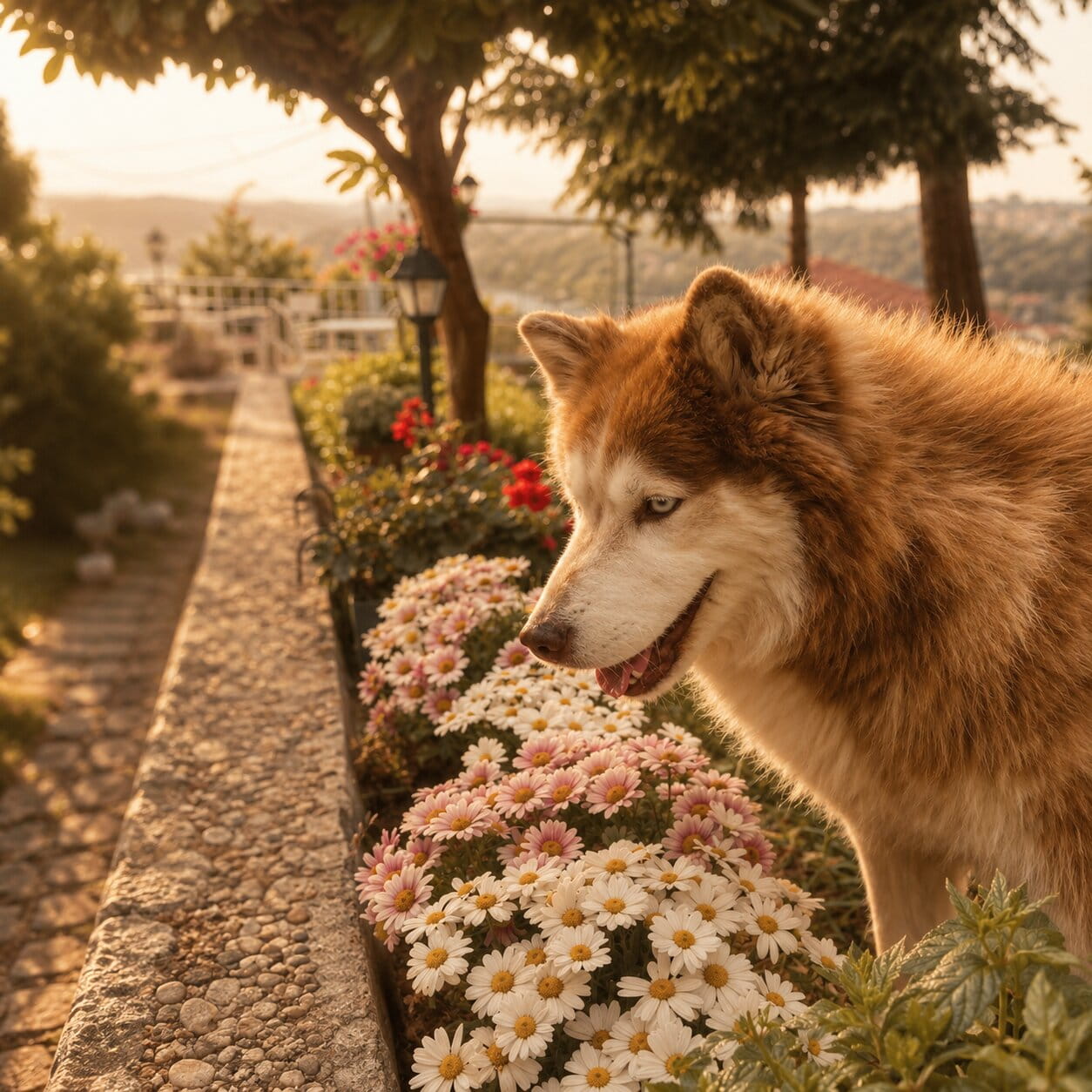 Nora outdoors