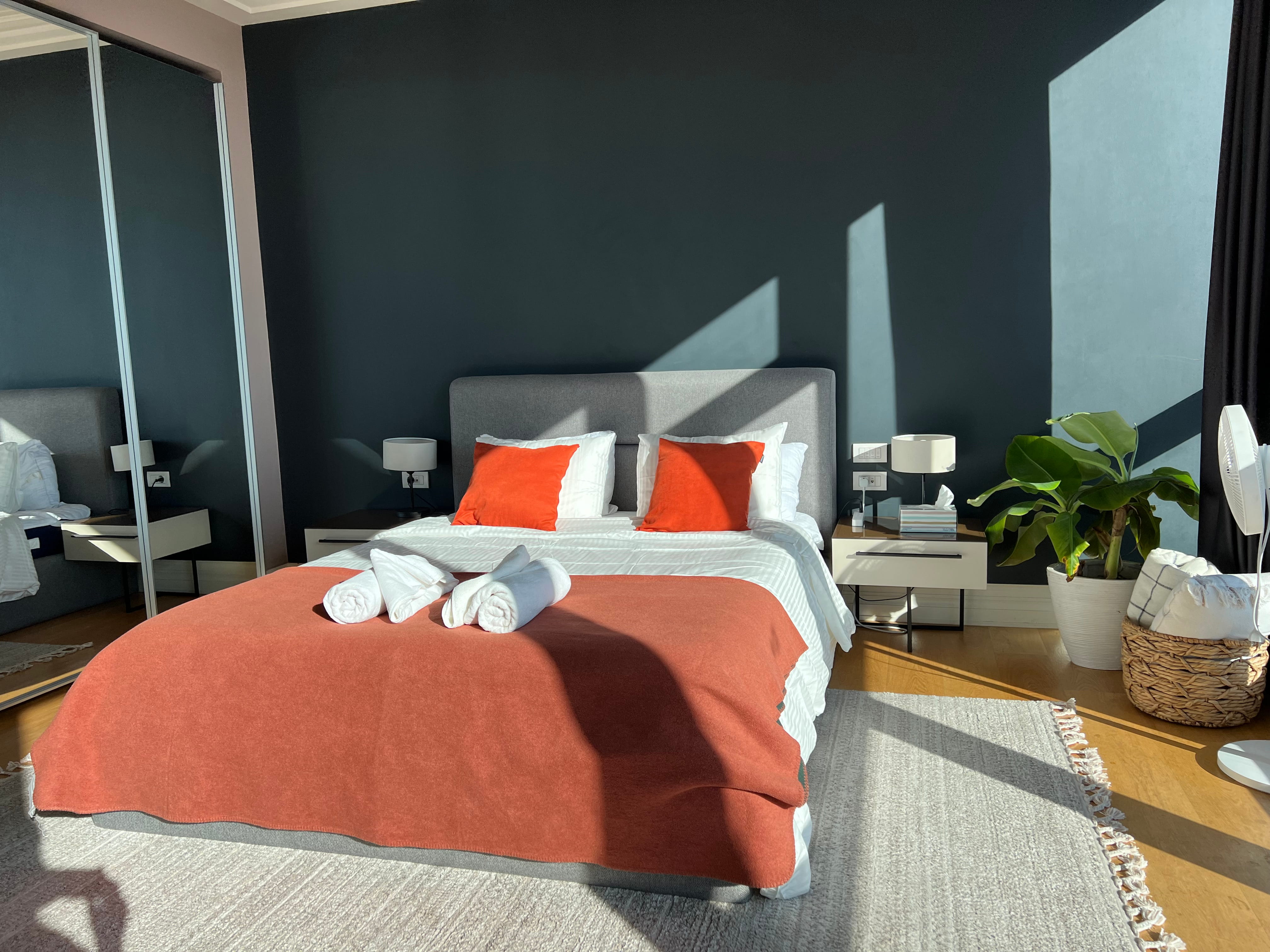 Warm apartment interior